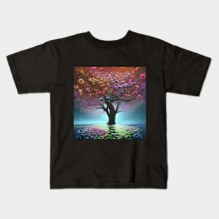 Colorful Tree of Life Kids T-Shirt